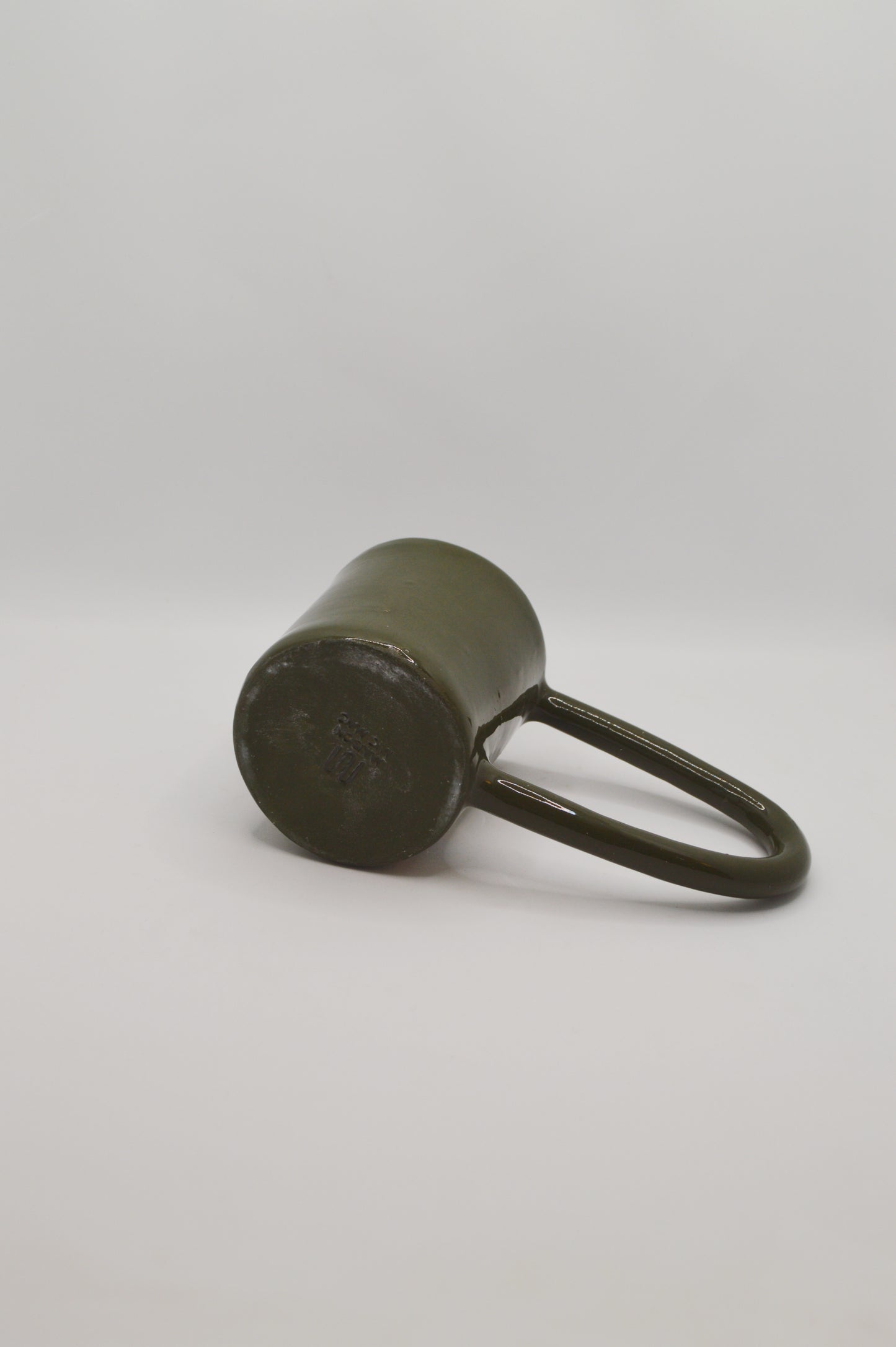 Mug anse longue olive