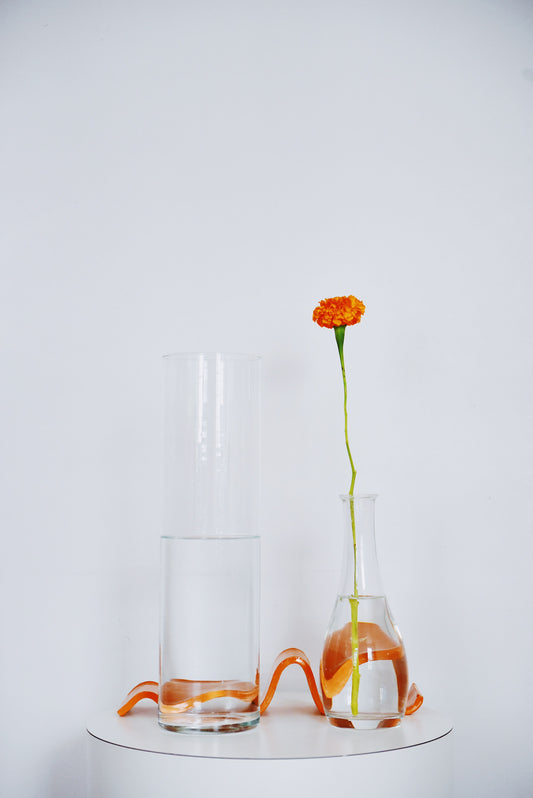 Vide-poches vague orange