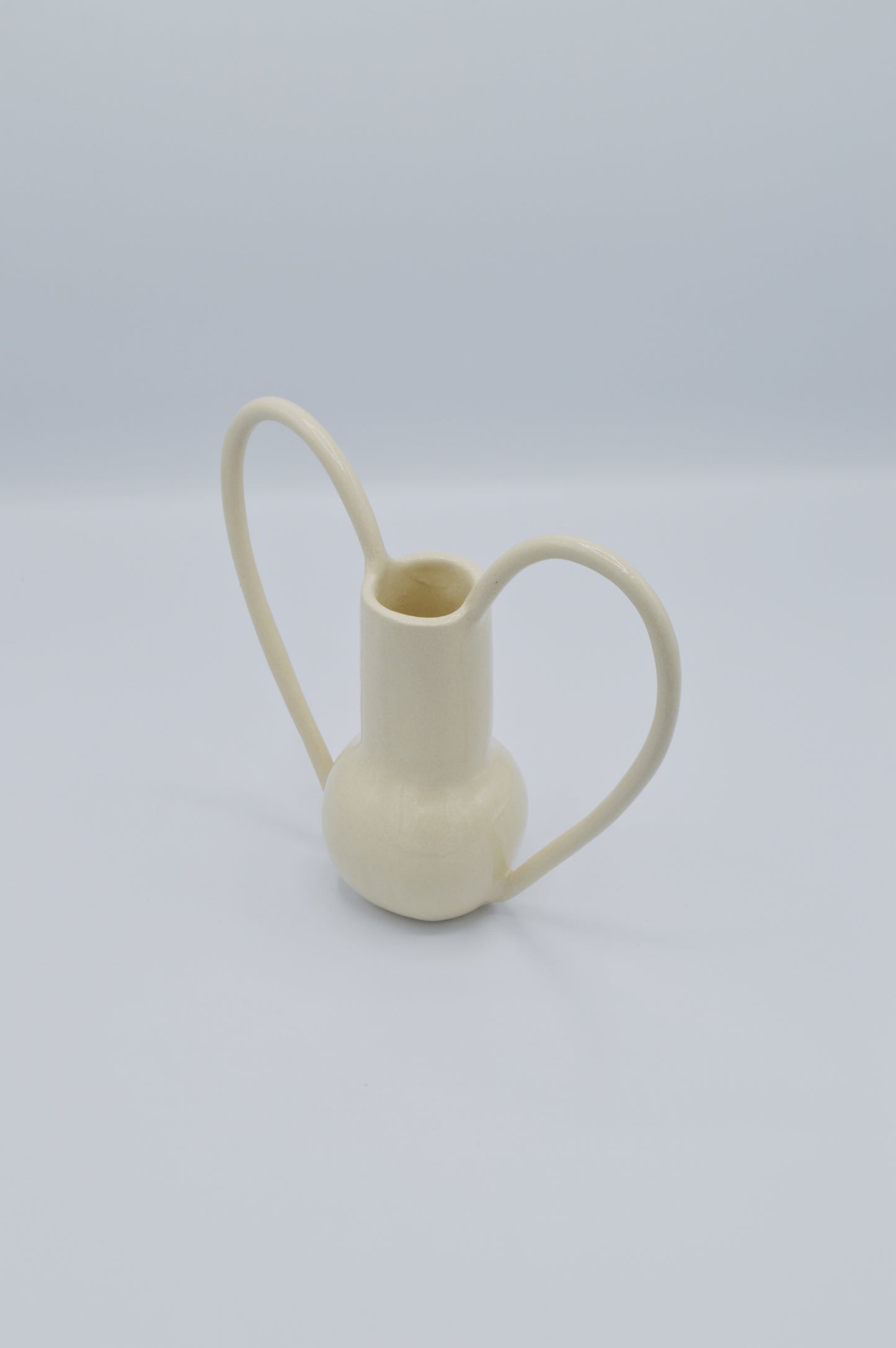 Vase fragment rond crème