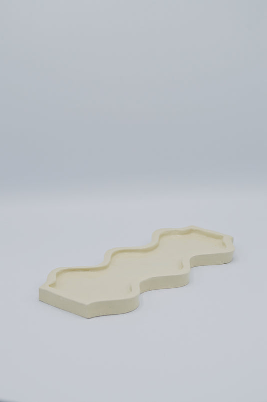 Ondula plateau bas crème