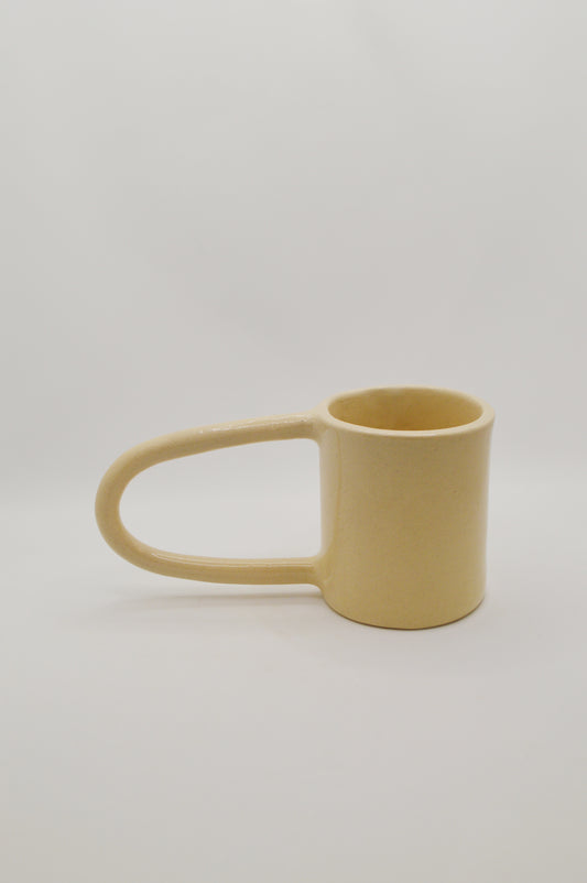 Mug anse longue crème