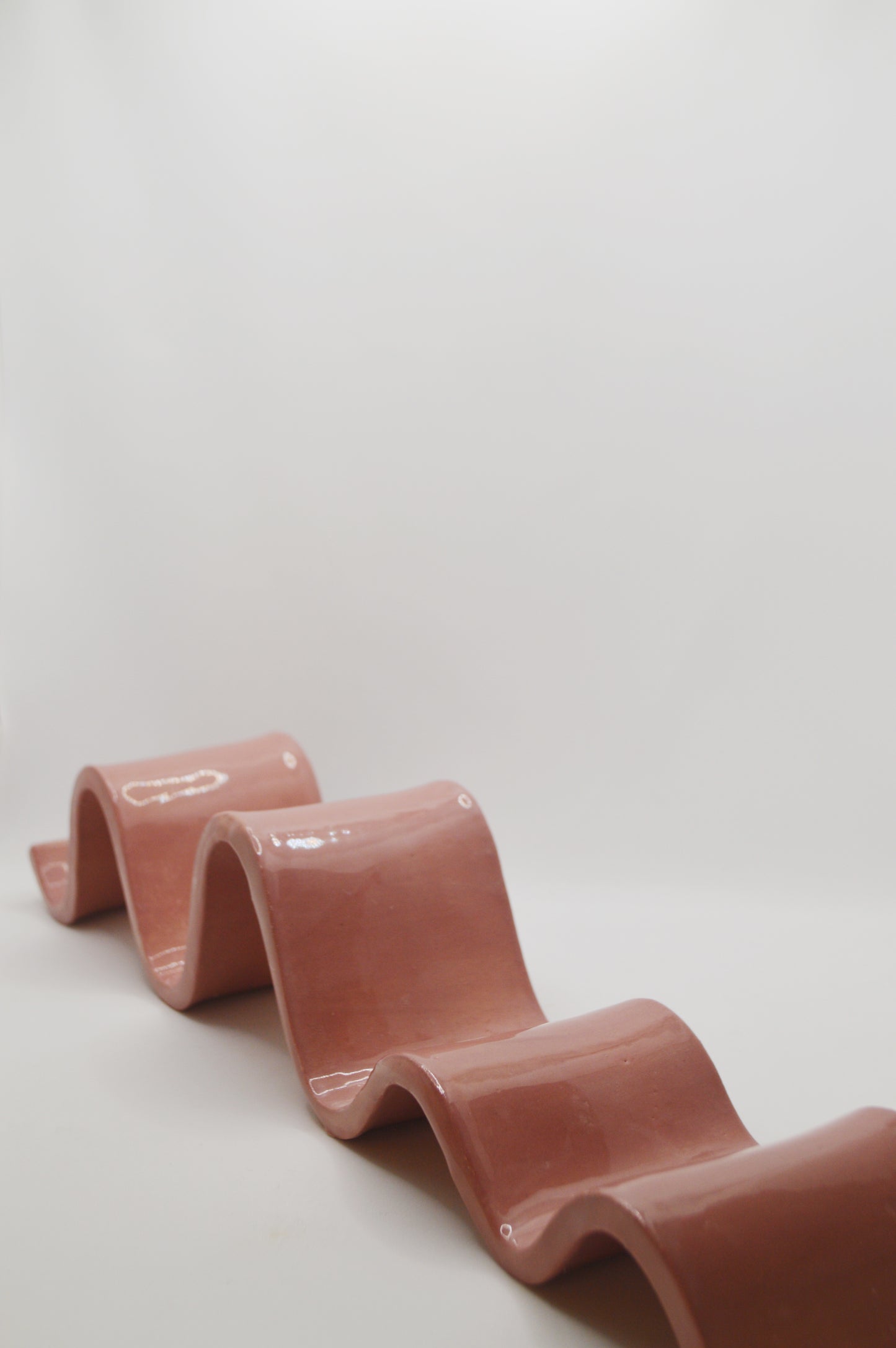 Vide-poches vague rose