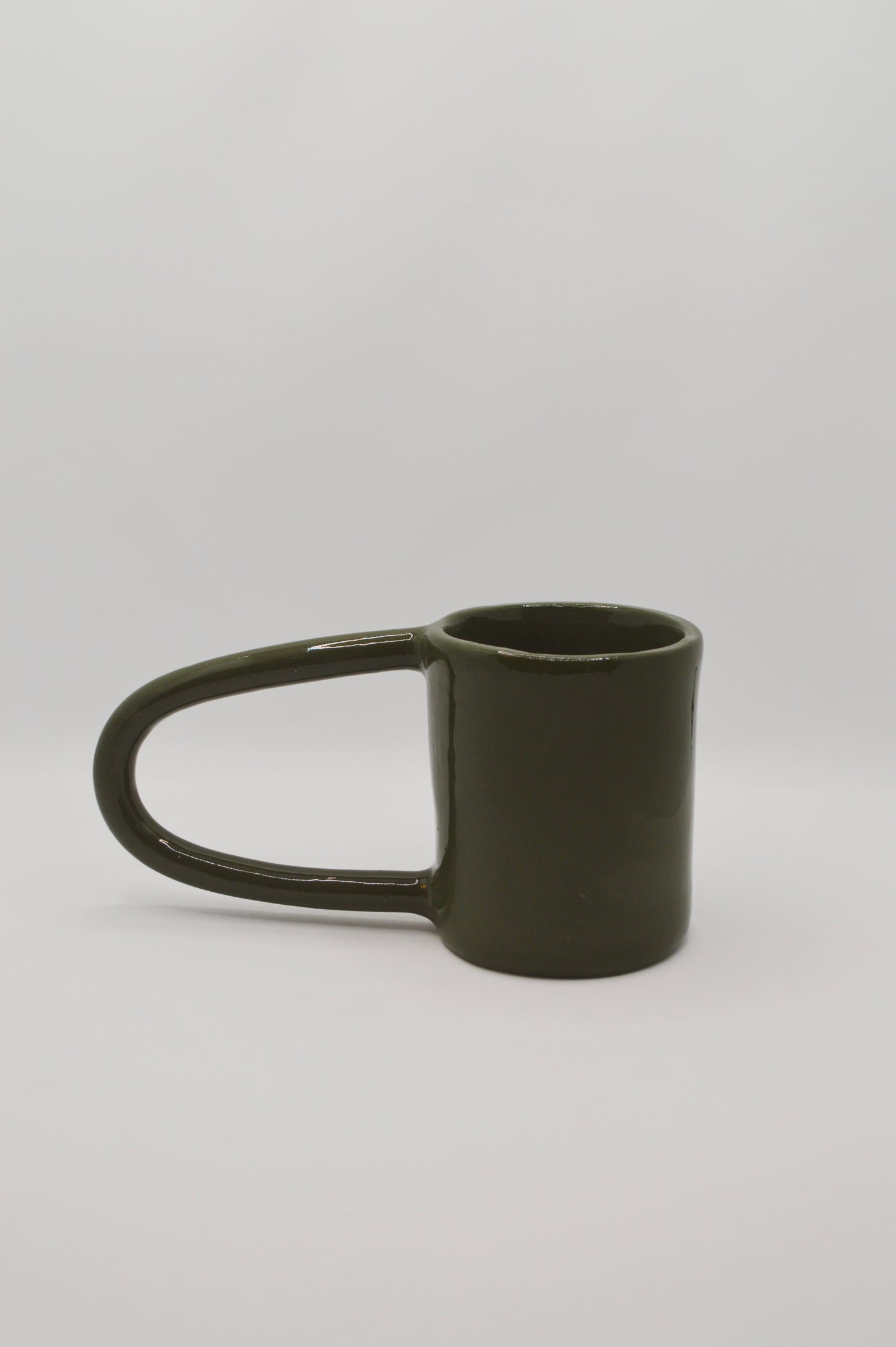 Mug anse longue olive