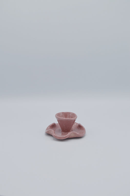 Coquetier rose