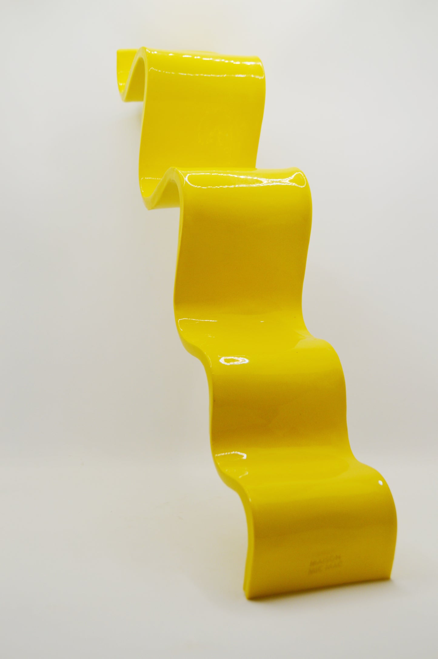 Vide-poches vague jaune