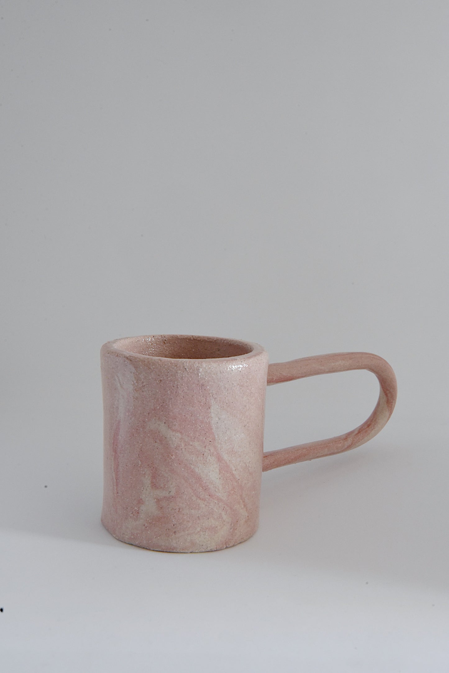 Mug grande anse bi-goût rose