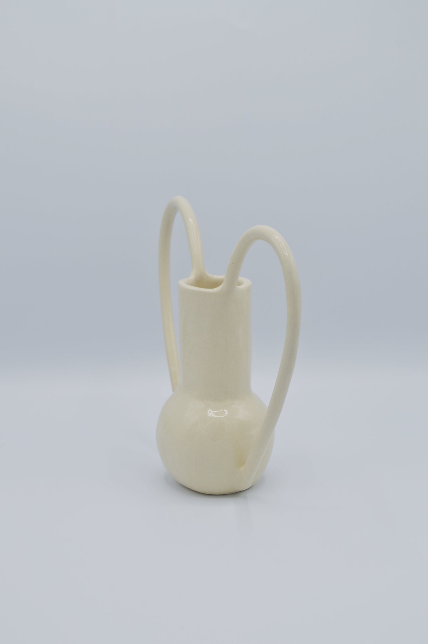 Vase fragment rond crème