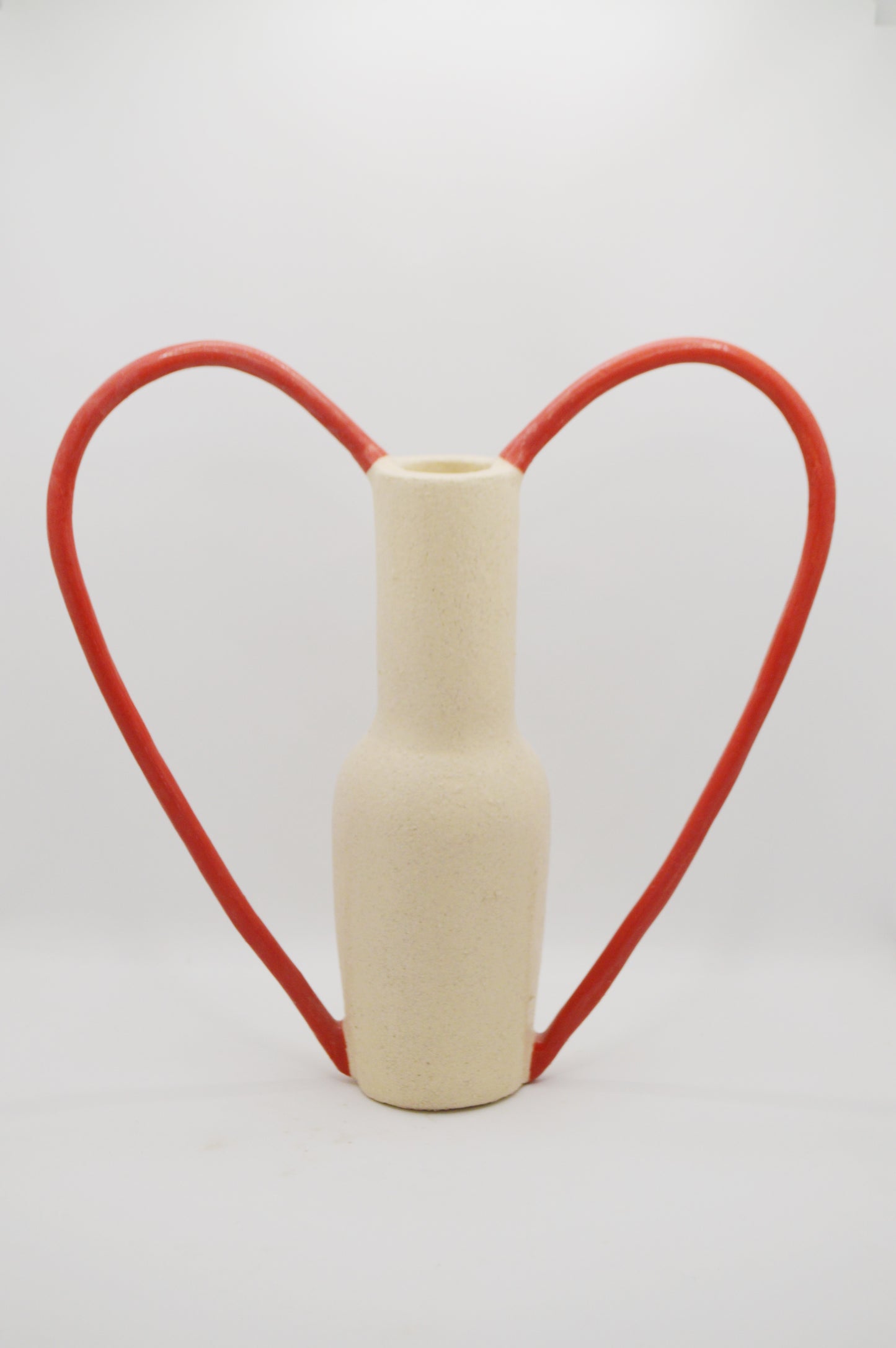 Vase fragment rouge grand