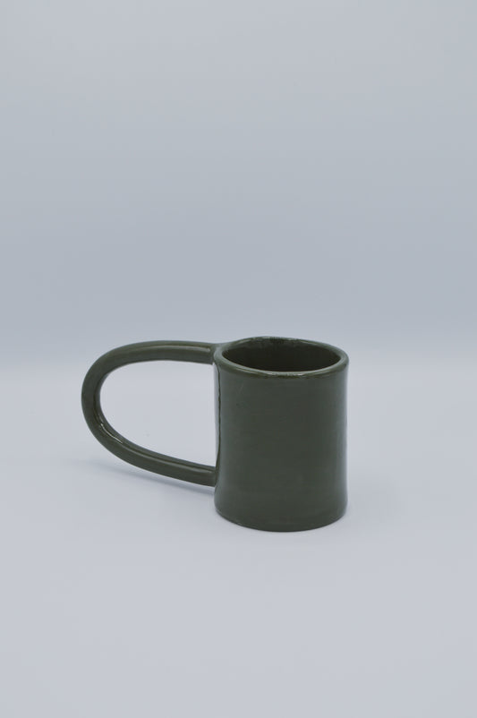 Mug anse longue olive