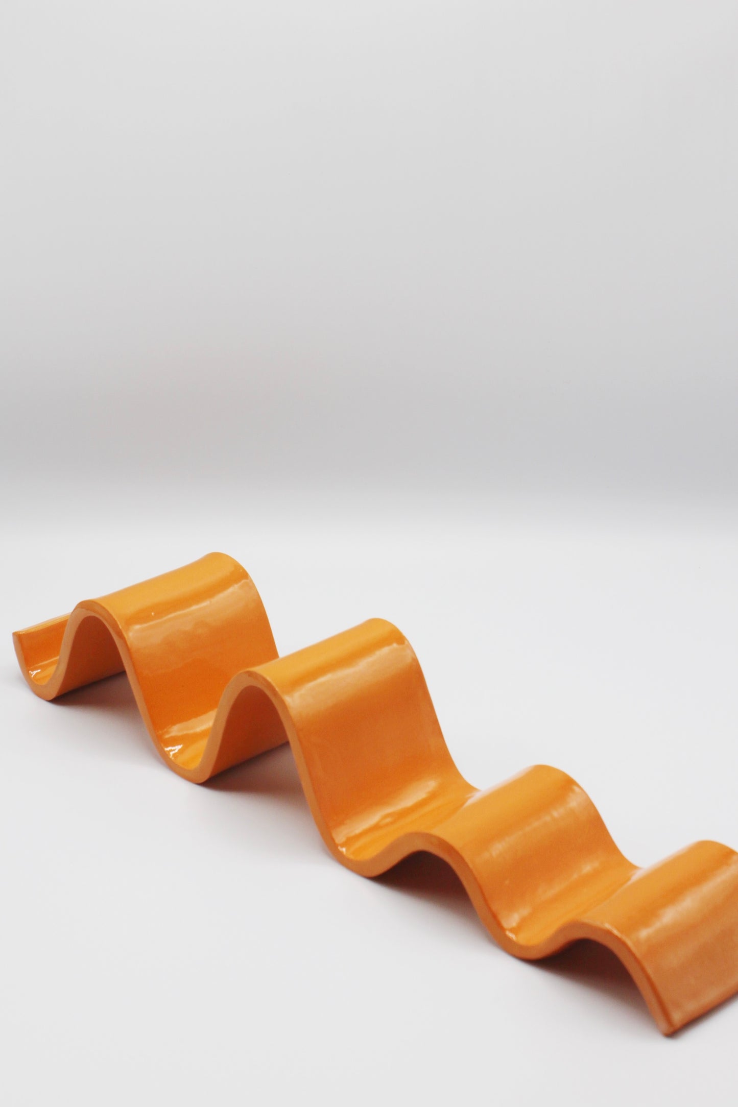 Vide-poches vague orange